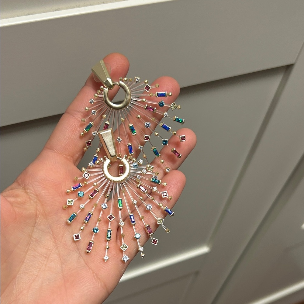 Kendra Scott Fabia Multicolor Sunray Drop Earrings